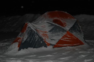 Mountain Hardware Satellite 6 im Schnee