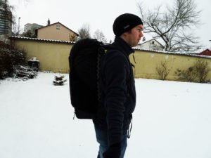Laufbursche huckePACK getragen