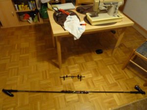 MYOG Pole Extender mit Nähmaschine