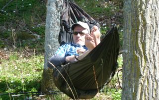 Poul mit Hammock beim C2C