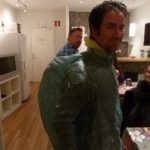 Carsten Jost in MYOG Cuben Regenjacke