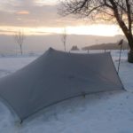 MLD TrailStar im Sonnenaufgang bei Schnee