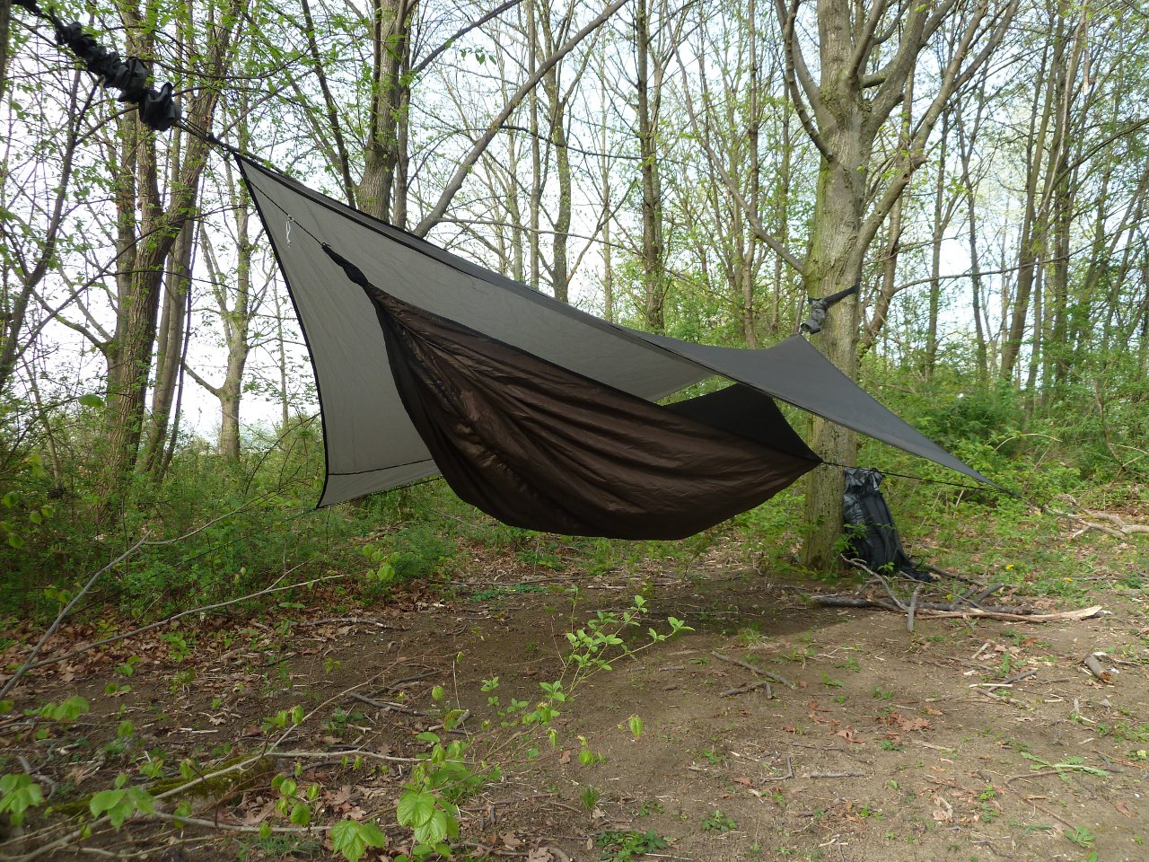 thumbnail image 2 of We Are Not Really Strangers Hennessy Hammock Water Collector 2 of 9