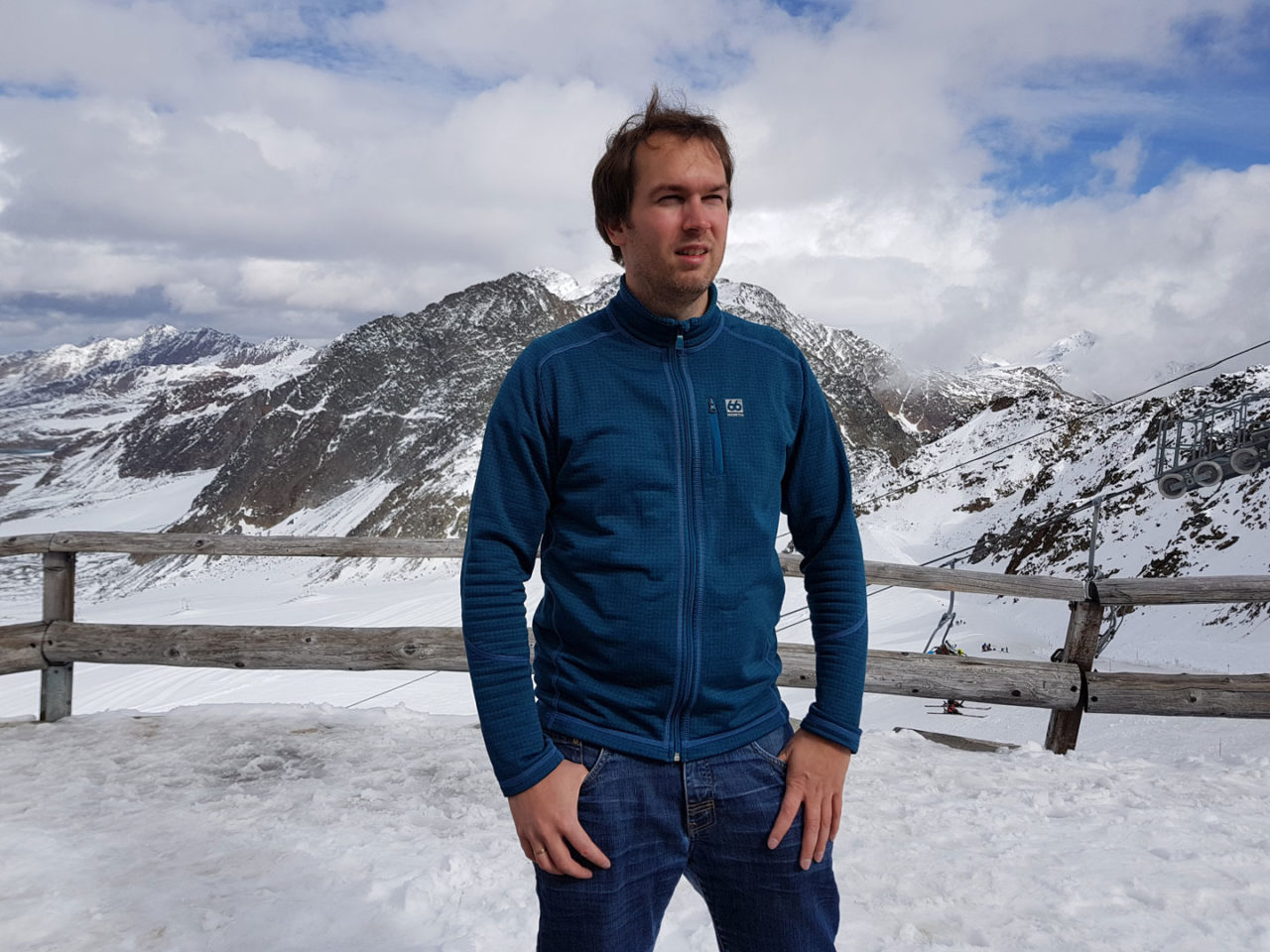 66 NORTH – Grettir Zipped Jacket in den Alpen