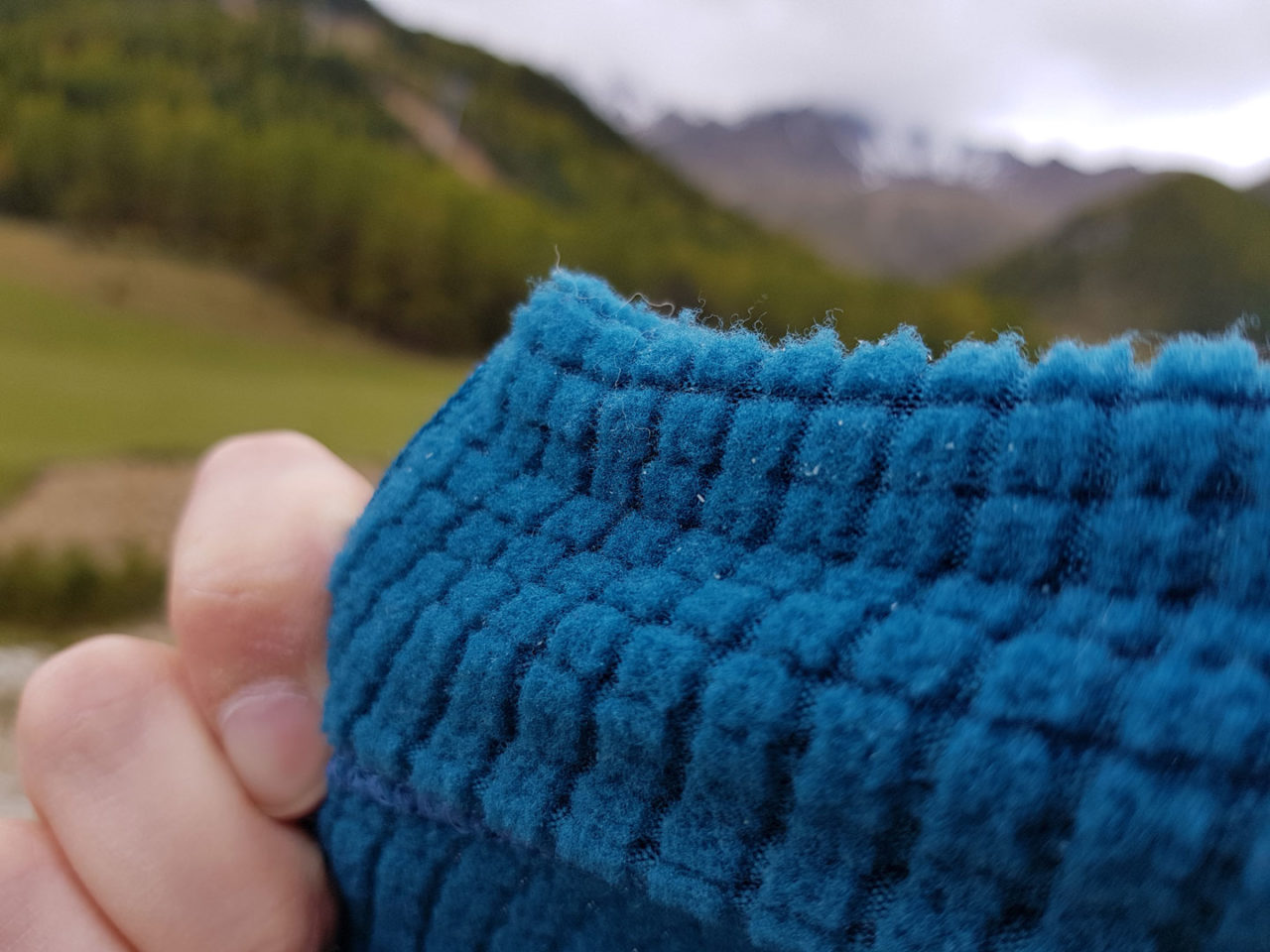 Die Wabenstruktur im Fleece